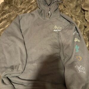 Dark grey Death Valley Buckle hoodie